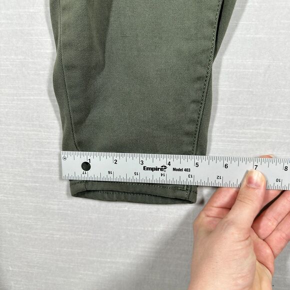 Eddie Bauer Jeans Womens Green 4 Slightly Curvy Skinny Ankle Denim - Picture 11 of 12